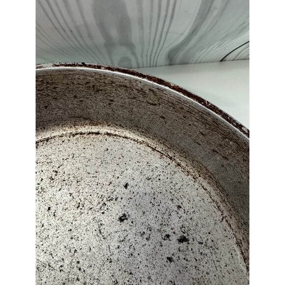 Club Aluminum Frying Pan with Lid 10 Inch Finish Avocado Green WORN - Picture 5 of 11